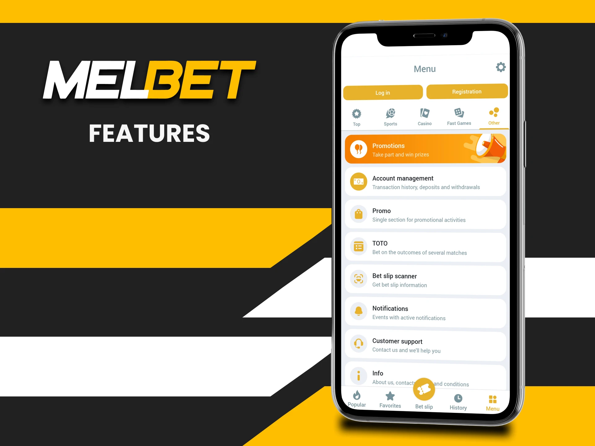 Explore the capabilities of the Melbet application.