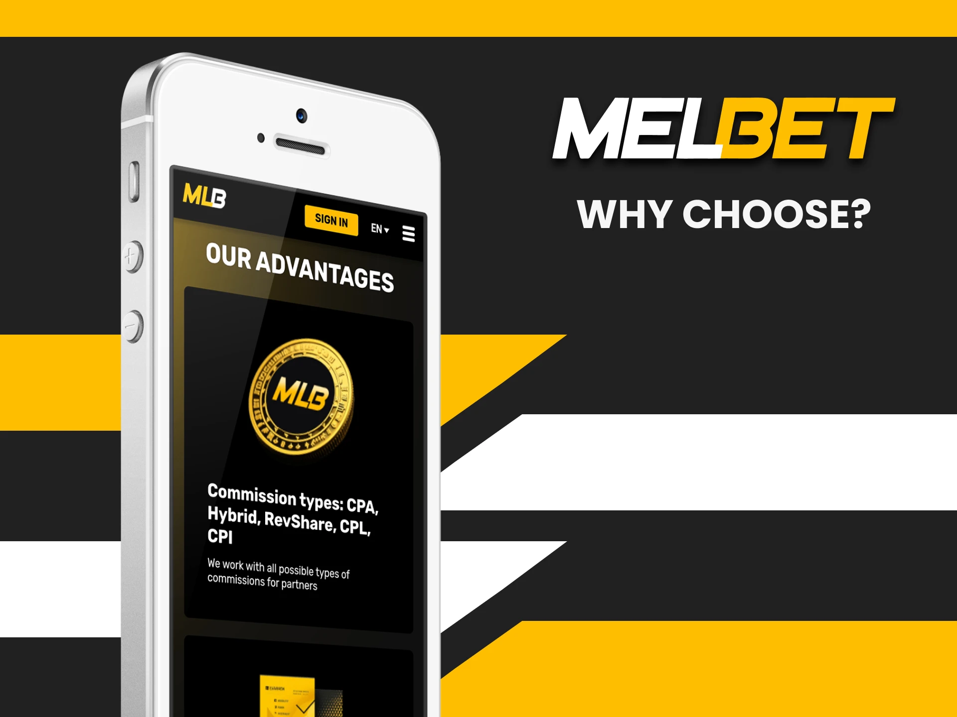 The Melbet affiliate program has many advantages.