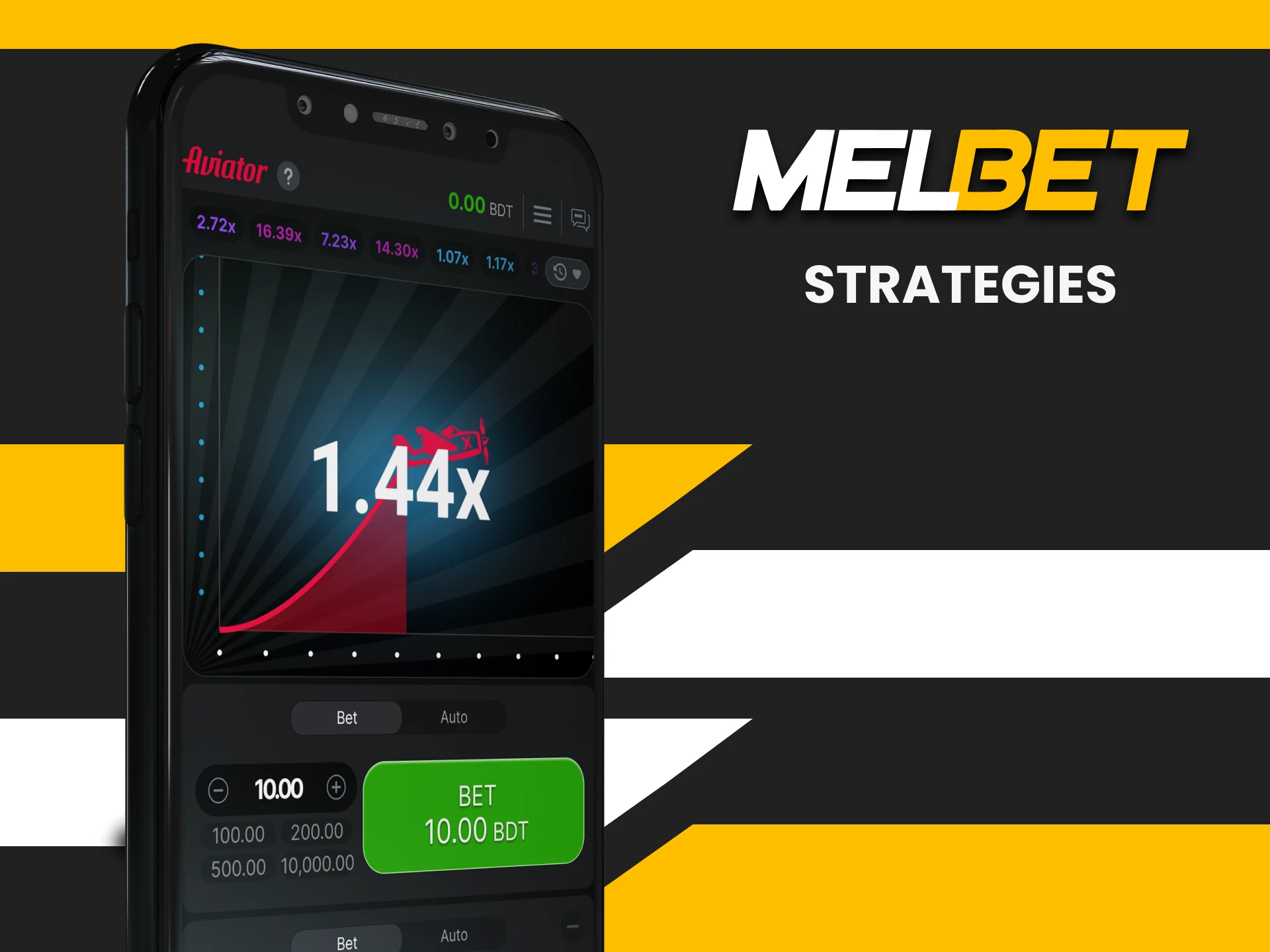 Learn strategies for winning in Aviator on Melbet.