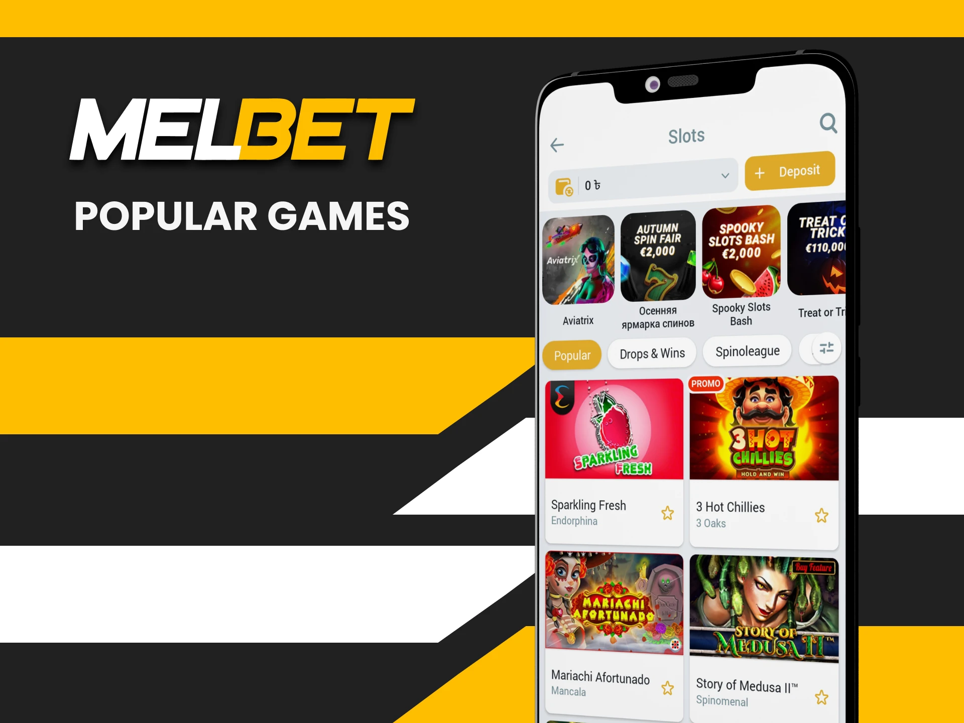 We will tell you about popular games on Melbet.