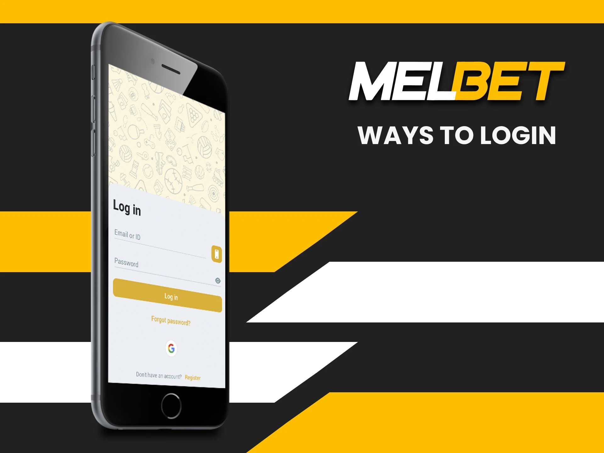 You can log into your Melebt account through the app.