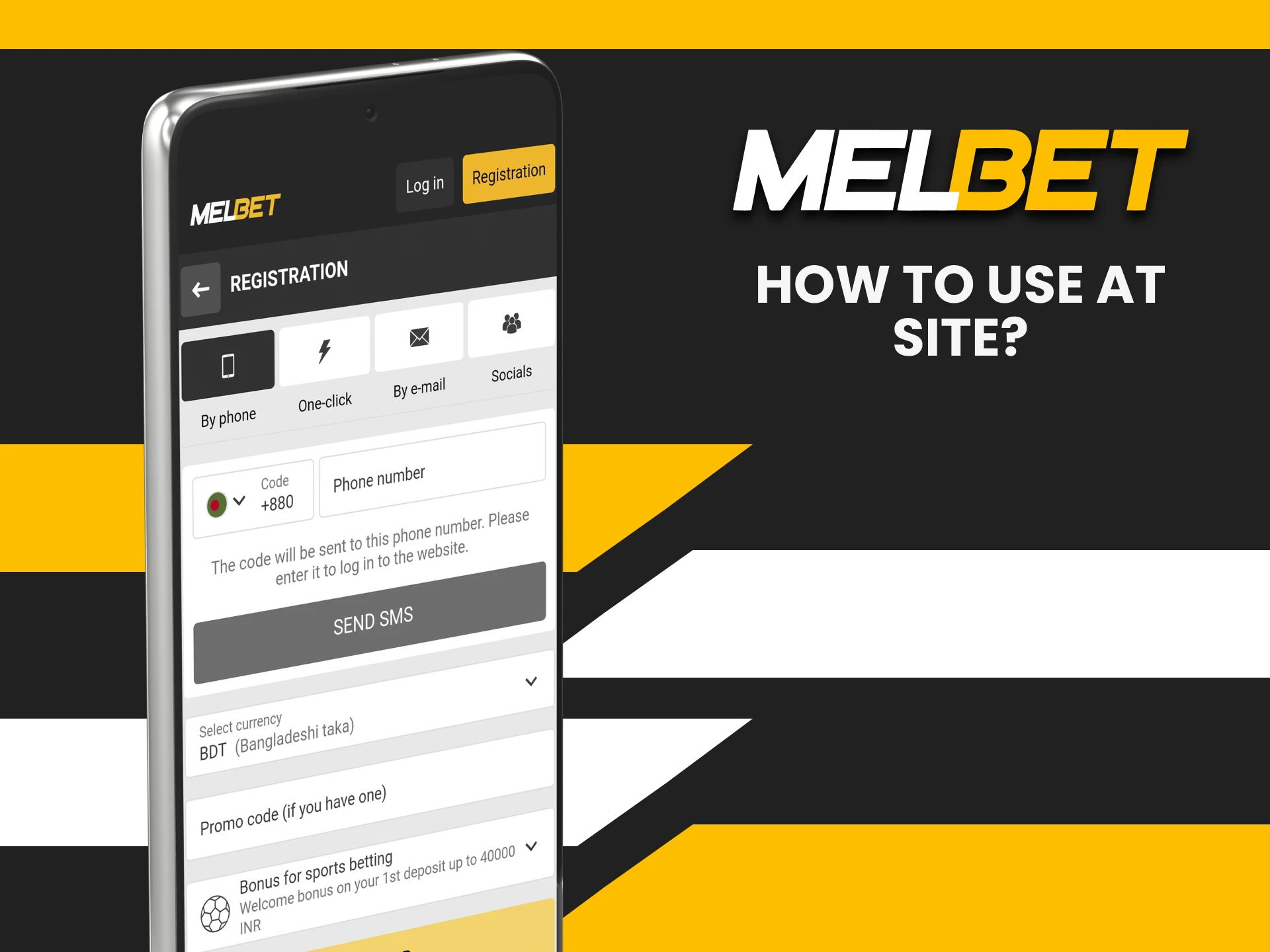 Use the promo code on the Melbet website.