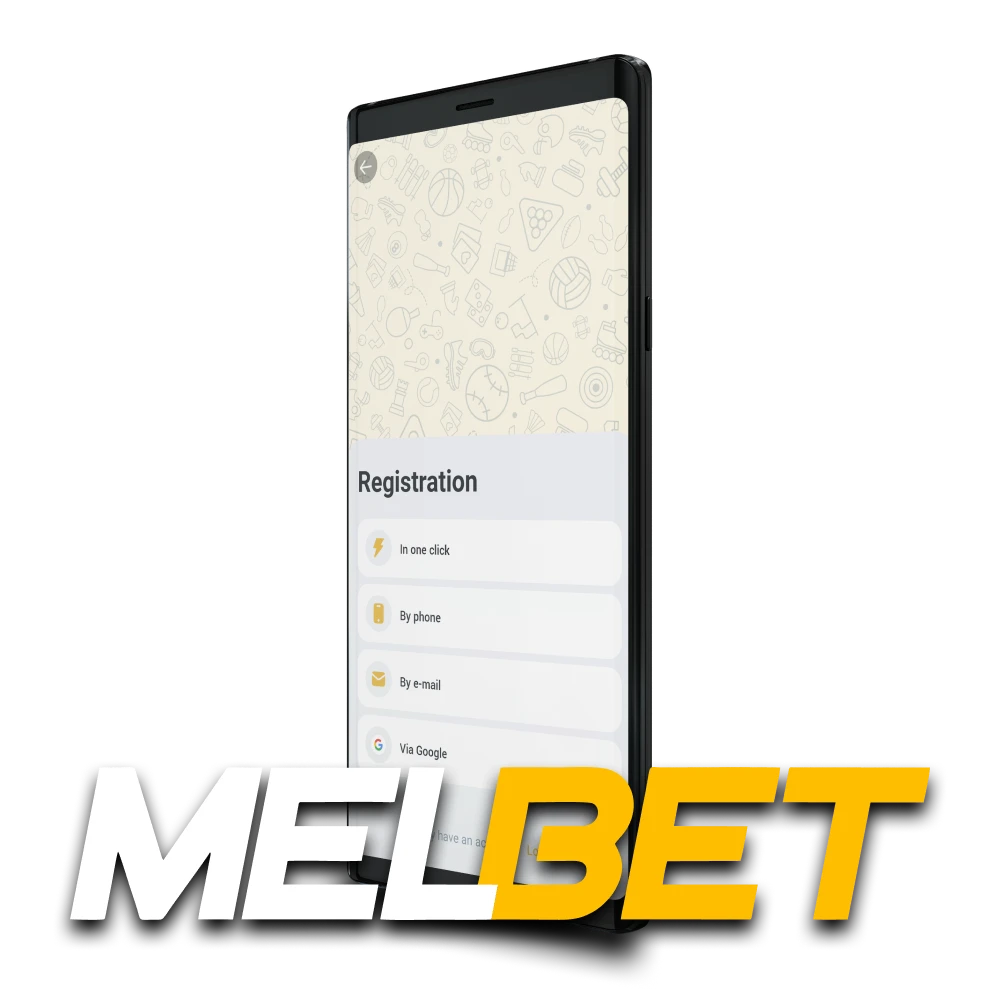 Read the information about registering on Melbet.