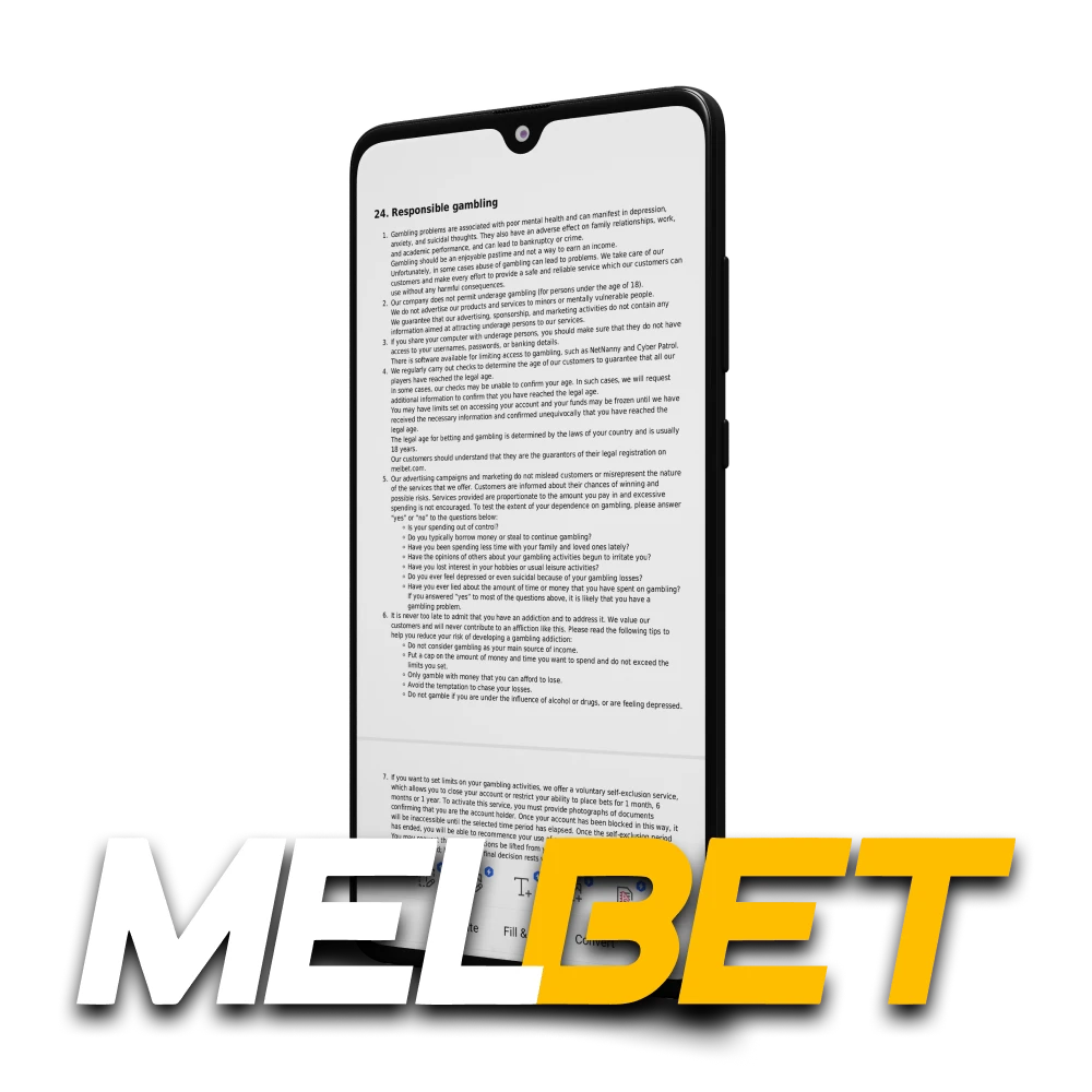 Approach games and bets on Melbet responsibly.