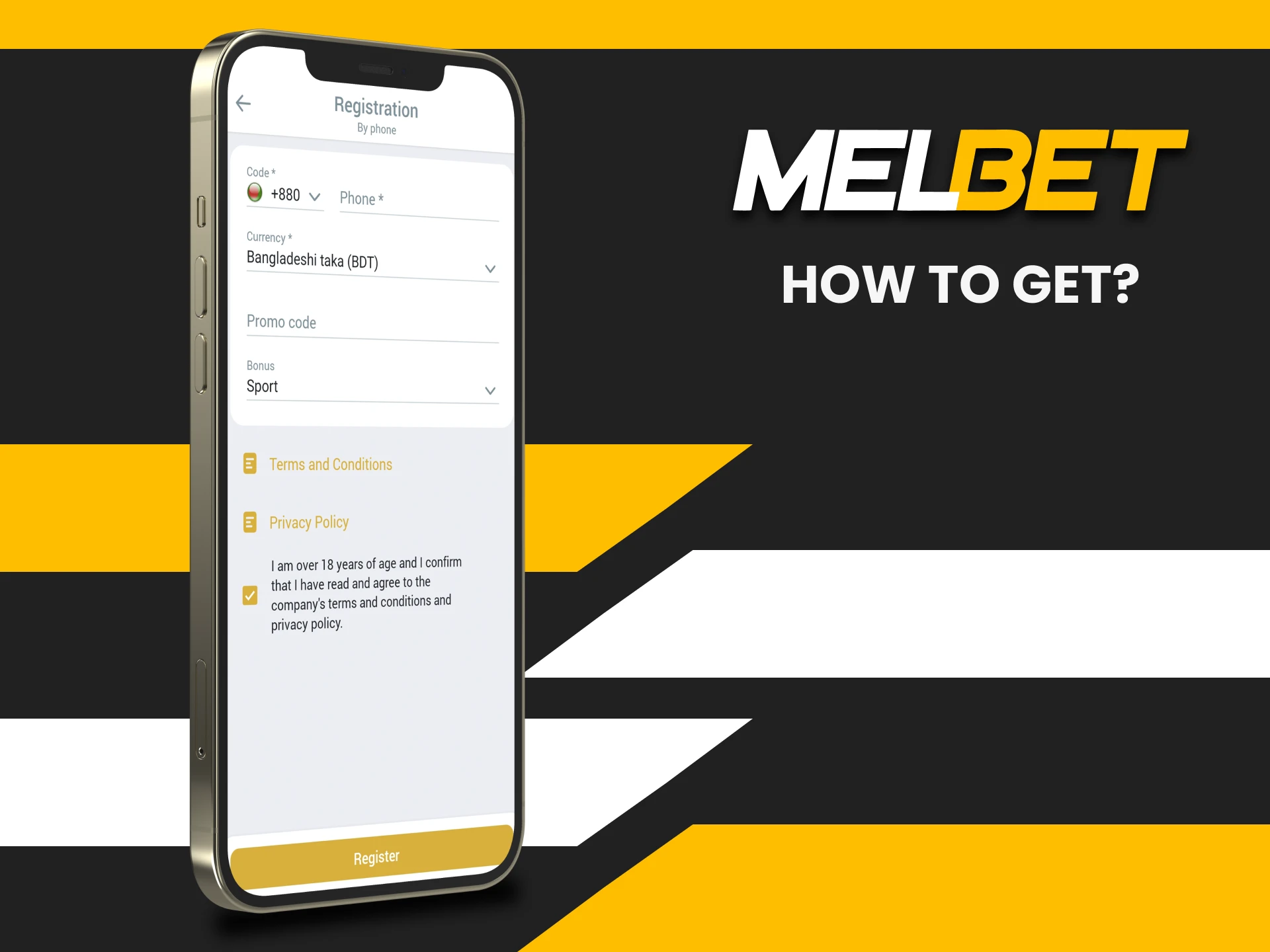 Take your welcome bonus from Melbet.