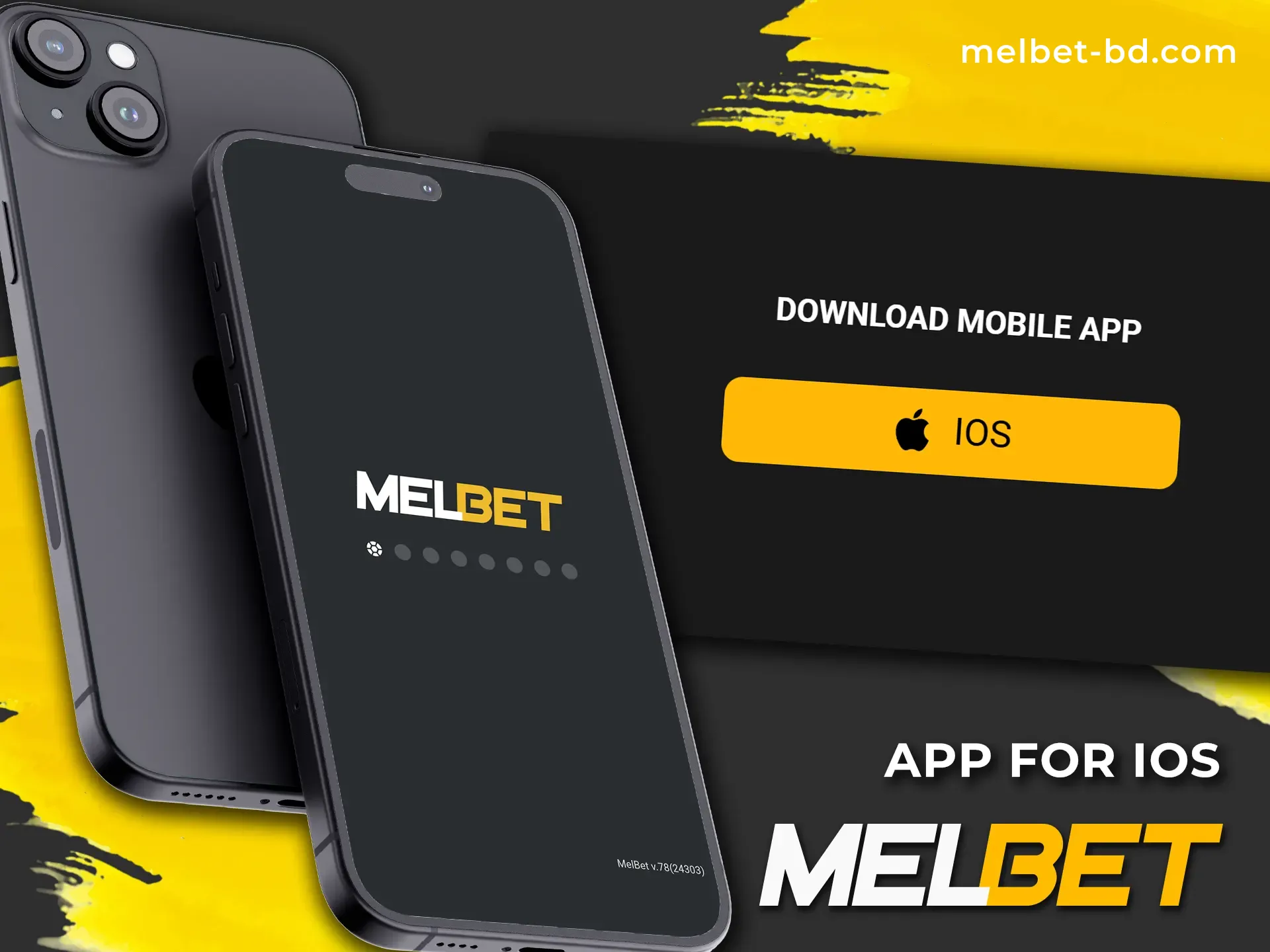 Download the convenient Melbet app for iOS.